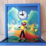 Vintage  Moving Clock ( Golf ) Image 9