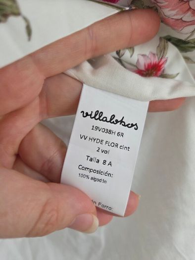 8years, With Tags NEW Villalobos Floral Tiered Girls Dress