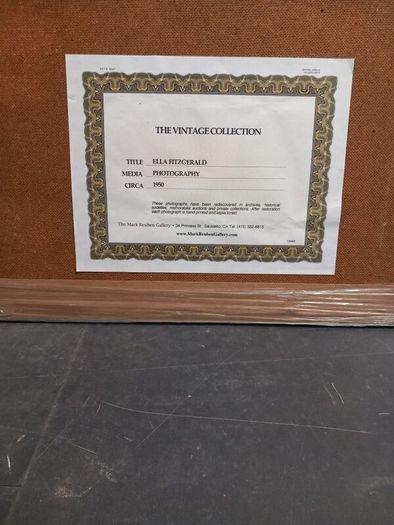 Ella Fitzgerald Framed Photo
