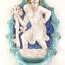 Antique Majolica Holy water font Image 4