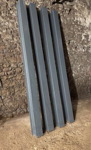 Hat Channel Wall Mounted Pipe Guards x 4 Lengths