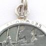 925 Vintage Sterling Silver Globe Map Avon Pendant Image 4
