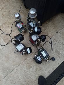 Shower/water/booster pumps.