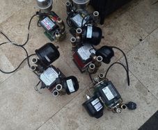 Shower/water/booster pumps.