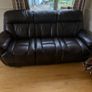 Soft leather electric recliner sofa - 3 seater Image 2