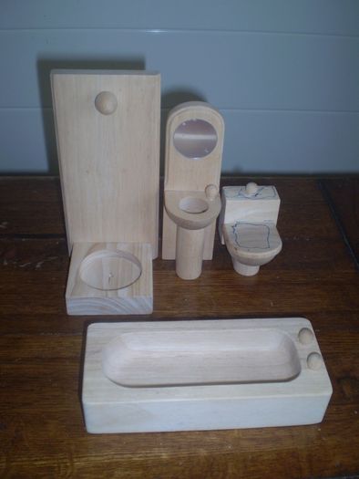 Doll's 3 storey Terrace House and accessories