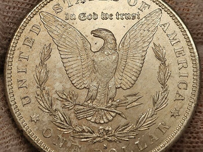 USA United States Silver 1879 S Silver Morgan Dollar Beautiful Uncirculated Lustrous Superb!