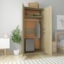 Wardrobe Sonoma Oak 90x52x200 cm Chipboard Image 3