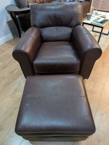 Armchair and Footstool