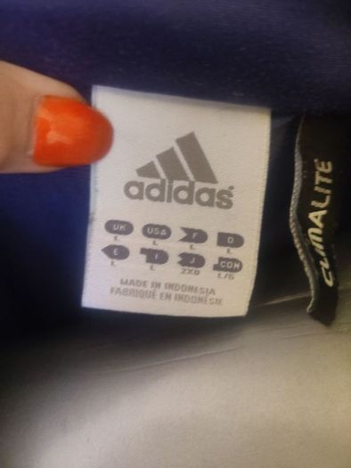 Adidas Climalite purple ladies zipped jumper size L UK16/18 Postage included