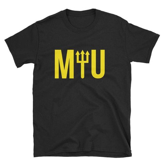 Manchester FC United Minimalist Short-Sleeve Unisex T-Shirt | Football Soccer | Premier Unisex League Sports Tee