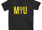 Manchester FC United Minimalist Short-Sleeve Unisex T-Shirt | Football Soccer | Premier Unisex League Sports Tee