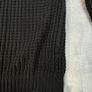AllSaints Rok Crew Jumper Size Medium Mens Black 100% Cotton Ribbed Knit Sweater Image 10