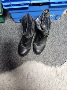 black boots