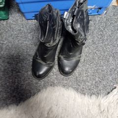 black boots