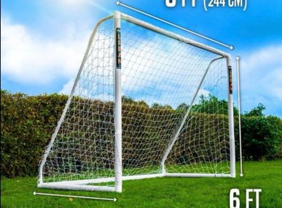 Football Goal Posts 8ft x 6ft  all weather UPVC