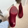 Melissa Red Velvet Heels UK6.5 Image 9