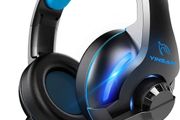 MULTIPLE COLOURS AVAILABLE Gaming Headset for PS4, Xbox One Headset with Mic Surround Stereo Gaming Headphones with LED Light, Compatible with Nintendo Switch PS5 Xbox Series X/S PC (USB Extension Cable Included), Blue