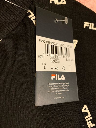 Fila All Print Jumper Size L