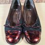 Womens designer Stuart Weitzman slip on loafers shoes with bows Size UK 5 US 7B Image 4