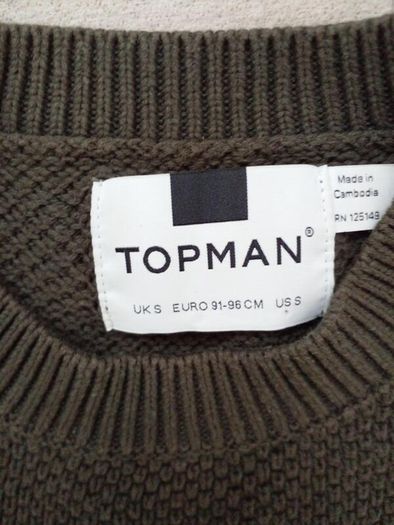 Topman mens jumper size S
