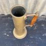 Antique Arts & Crafts Solid Brass Copper Steamship Jug Image 2
