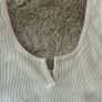 Topshop Cream Long Vest/Dress UK 10 Image 3