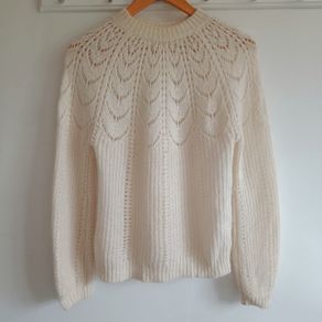 Earlier Sezane La Maille Paris Mohair & Merino Wool Jumper