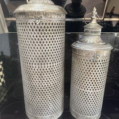 Morocco lanterns silver