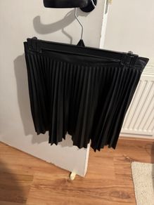 Topshop leather skirt