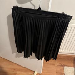 Topshop leather skirt