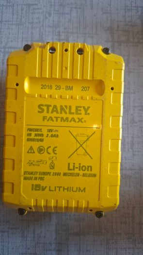 Stanley Fatmax 18V Impact Driver+Charger+2 batteries