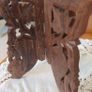 Vintage Anglo indian handcarved table Image 8