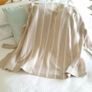 Cream/Beige Striped Jumper/Poncho Image 4
