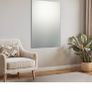 x4 Pre-drilled holes Clear Rectangular Frameless Mirror (H)90cm (W)60cm Image 2