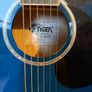 Tiger ACG1 Acoustic Guitar Blue Steel String Beginner Junior Cutaway Image 2