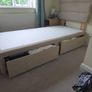 Single bed and headboard Image 2