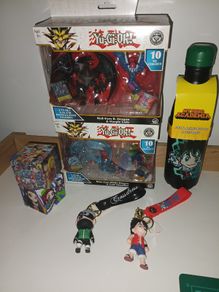 Anime / Manga Merchandise Lot  Yu-Gi-Oh, One Piece, My Hero Academia