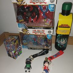 Anime / Manga Merchandise Lot  Yu-Gi-Oh, One Piece, My Hero Academia