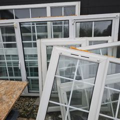 Double glazed windows