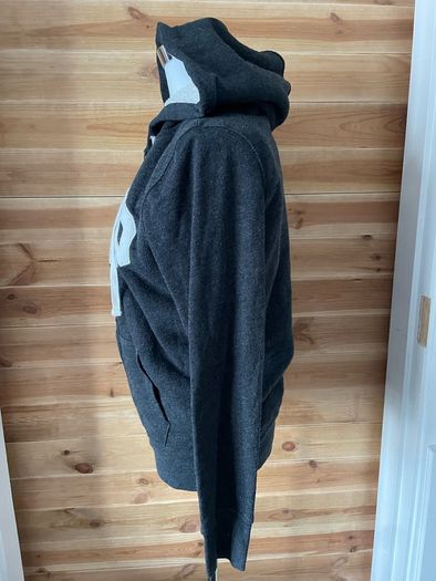 Woman hoodie full zip zip up jumper GAP lined faux fur size S