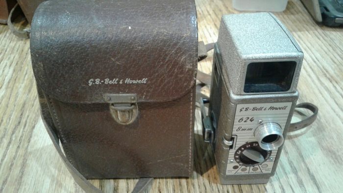 Bell and Howell movie camera
