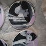 Coasters Manhatten Cafe ceramic lady in town 14 years old original gift box presents Image 4