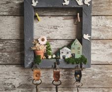 Handcrafted wooden key holder