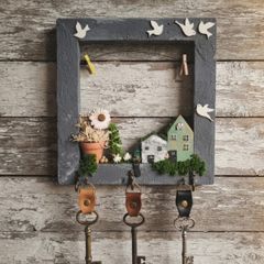 Handcrafted wooden key holder