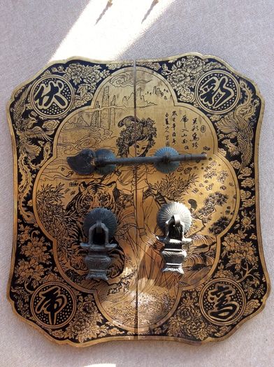 Chinese Brass Cabinet Face Plate