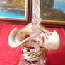 10.75 Inches Tall Murano Millefiori Art Glass Basket Image 5