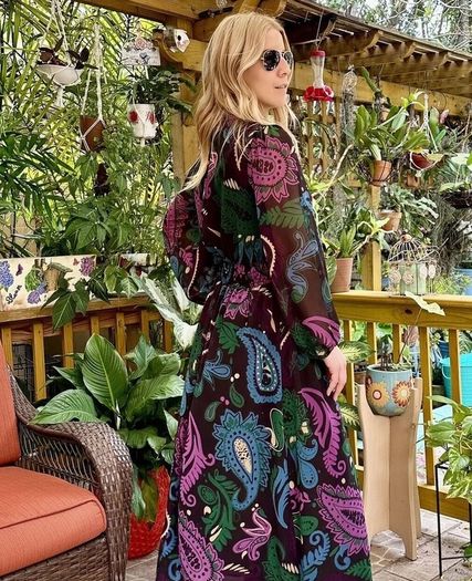 Zara printed dress