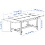 IKEA NORDVIKEN Extendable Dining Table + Chairs Image 6