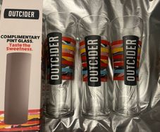 Bulmers outrider glasses Birra moretti pint glass